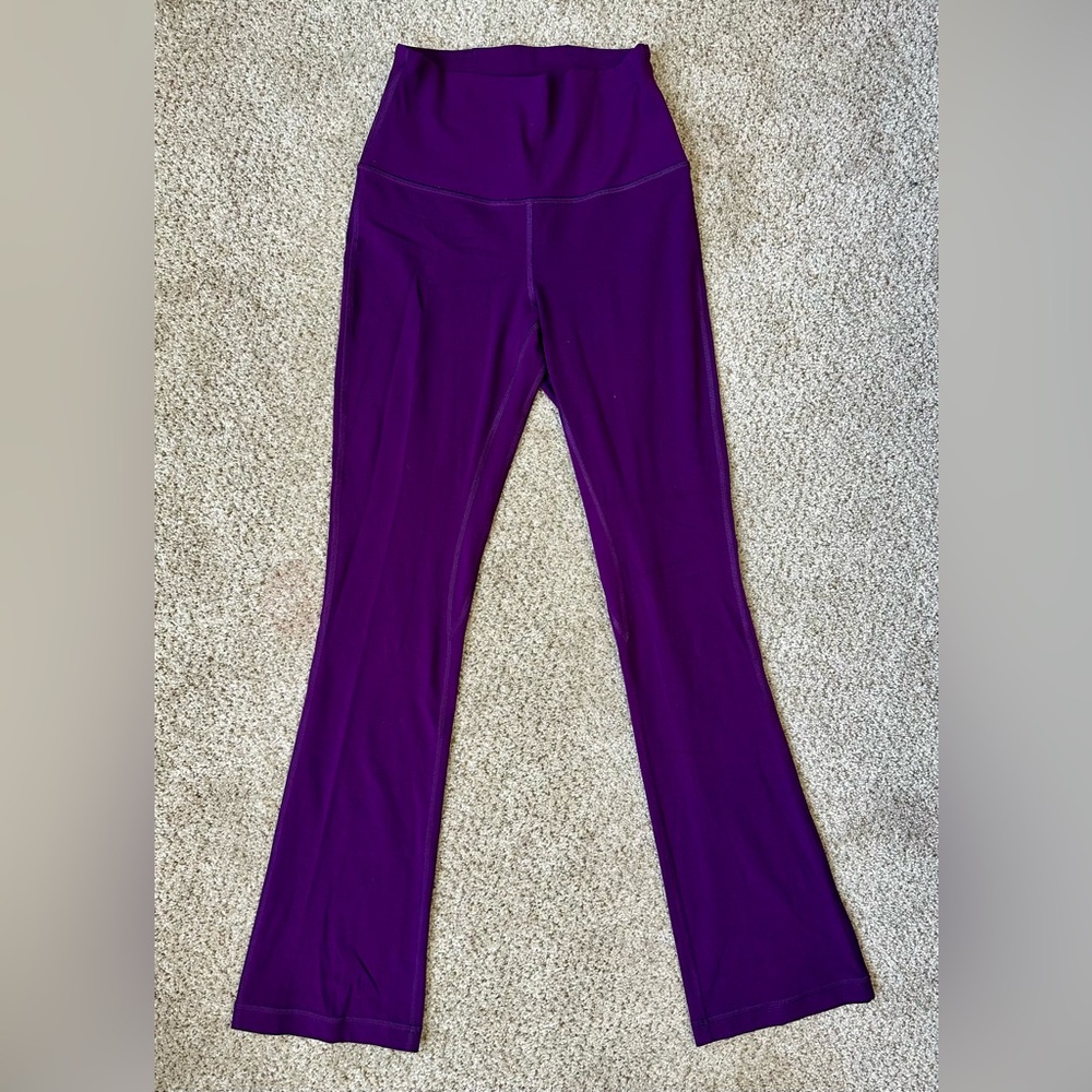 Lululemon Align High-Rise Mini-Flare leggings size 4 SHORT - purple